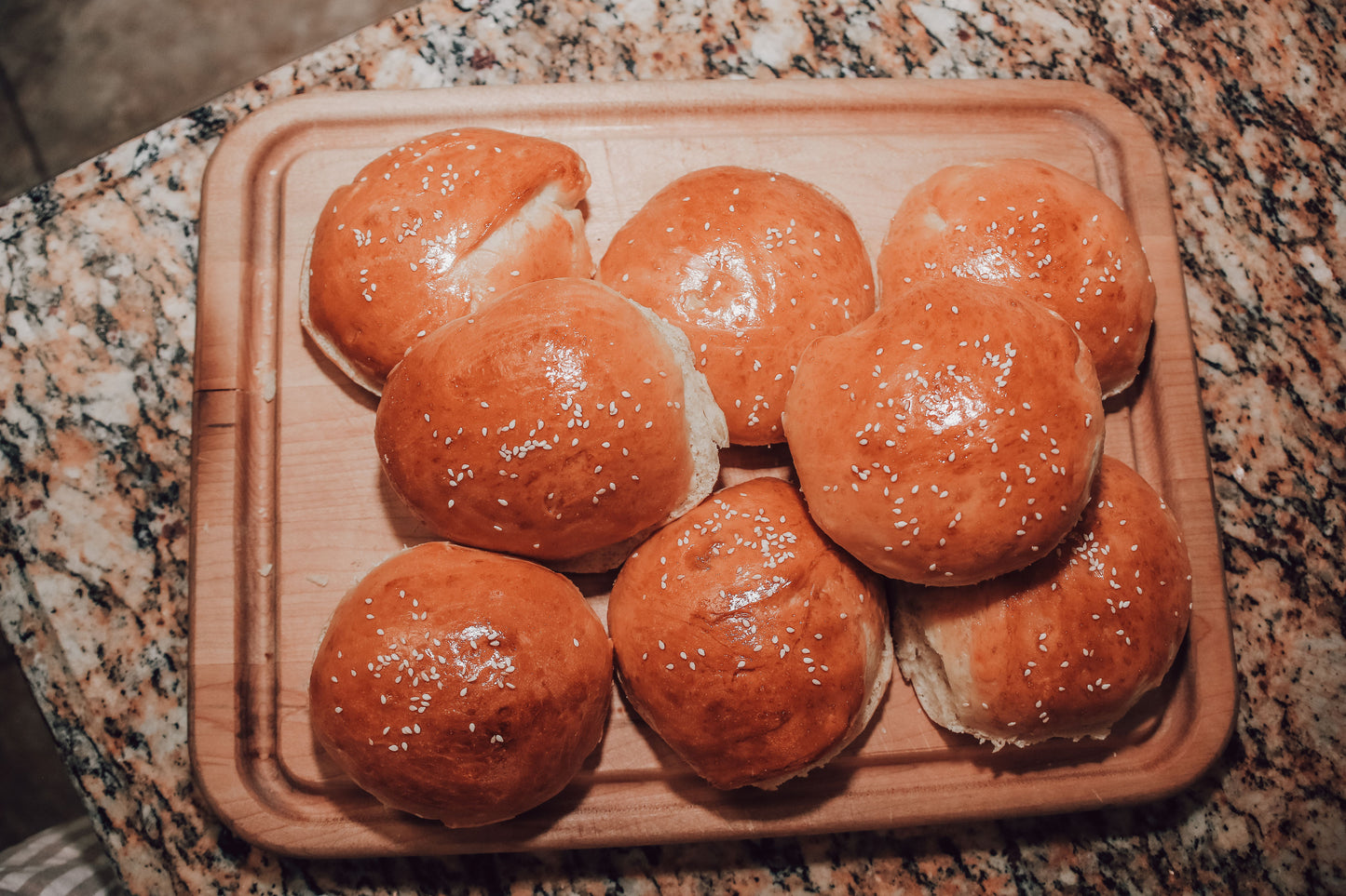 Sourdough Hamburger Buns
