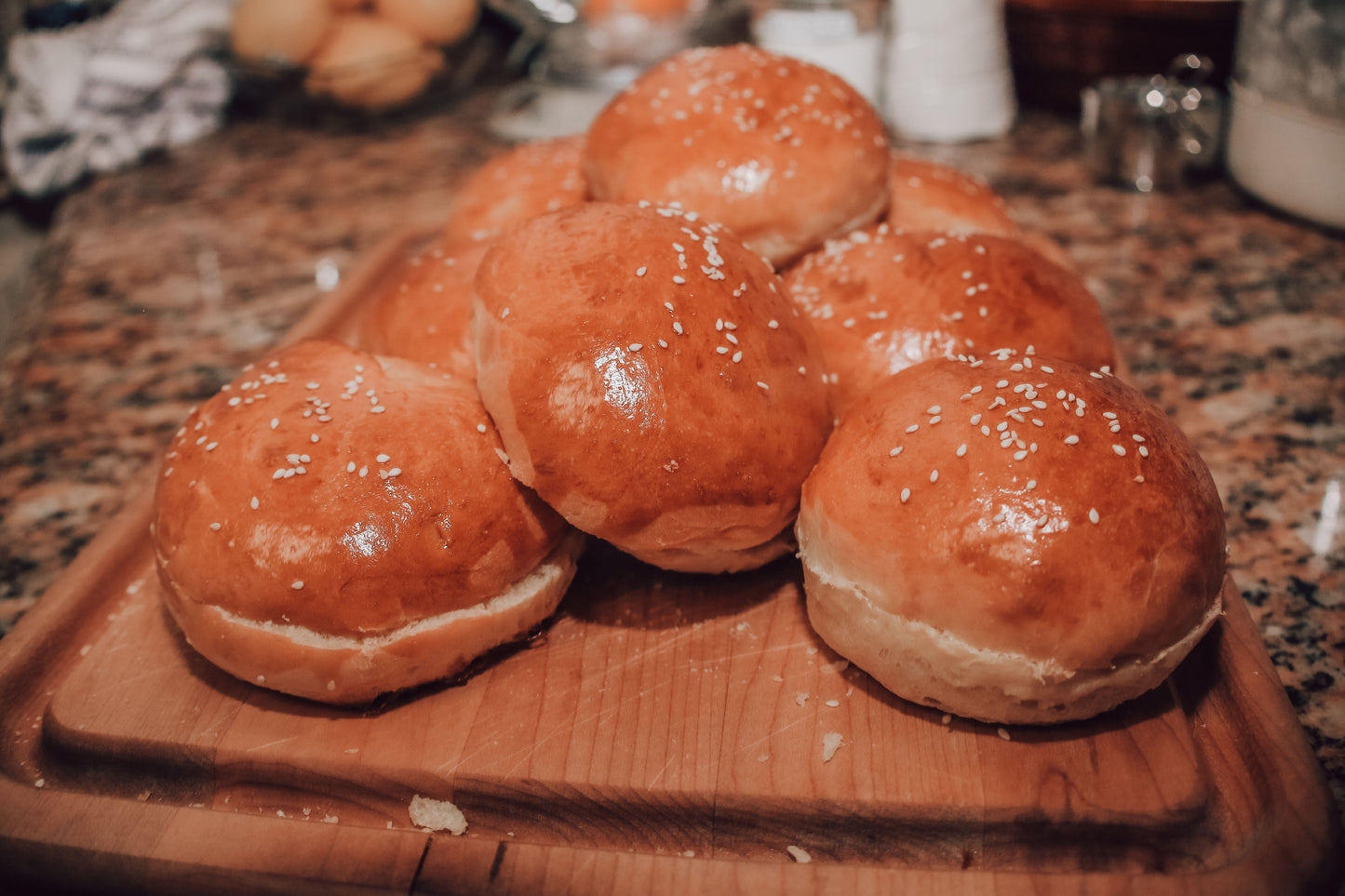 Sourdough Hamburger Buns