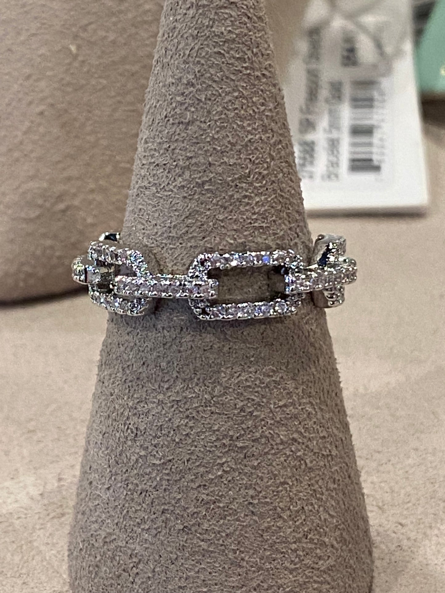 Silver Chain Ring (DY Style)