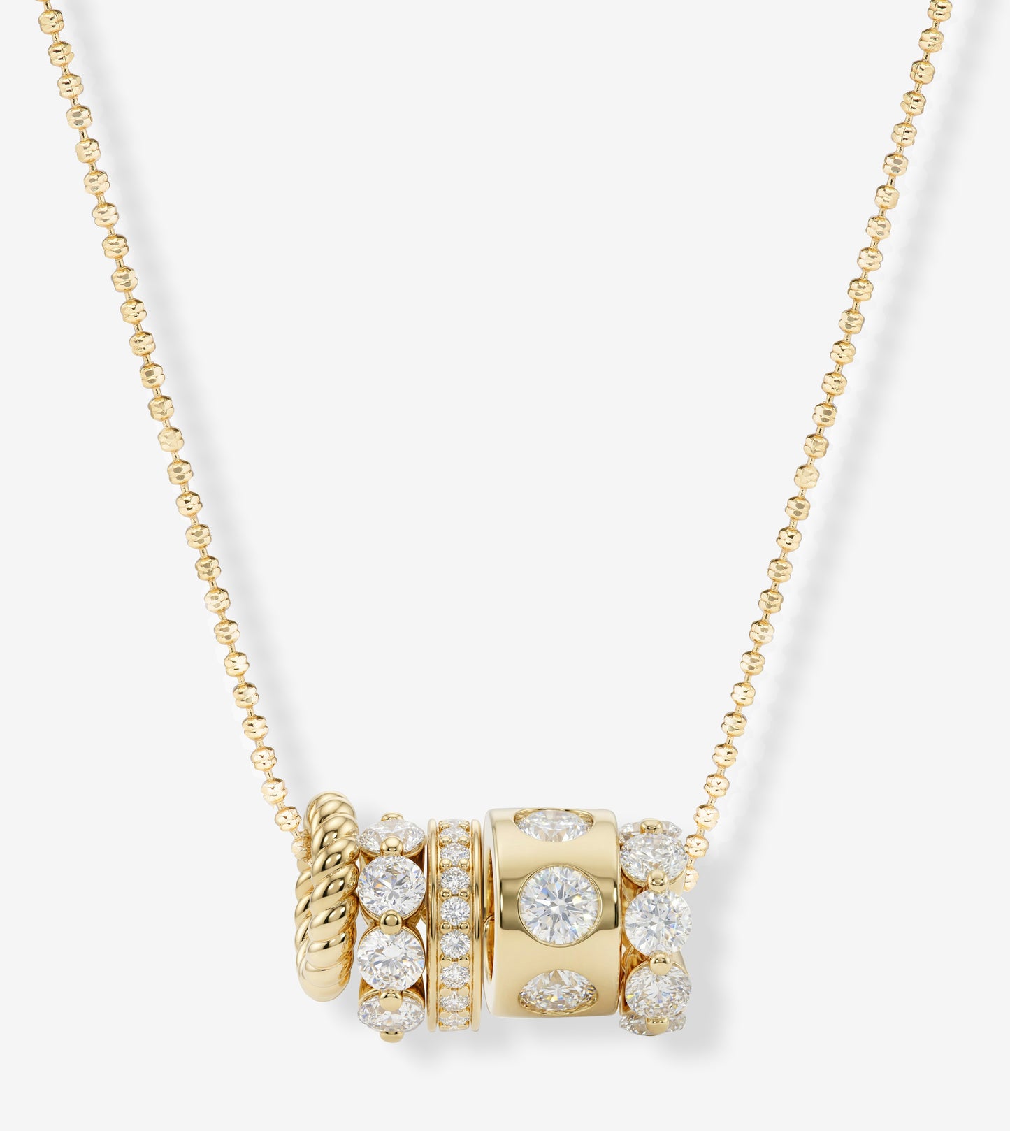 Melinda Maria Ashley Venice Necklace, Gold/White