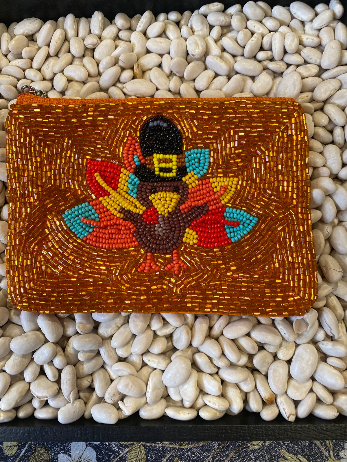 KP Thanksgiving Turkey Coin Bag