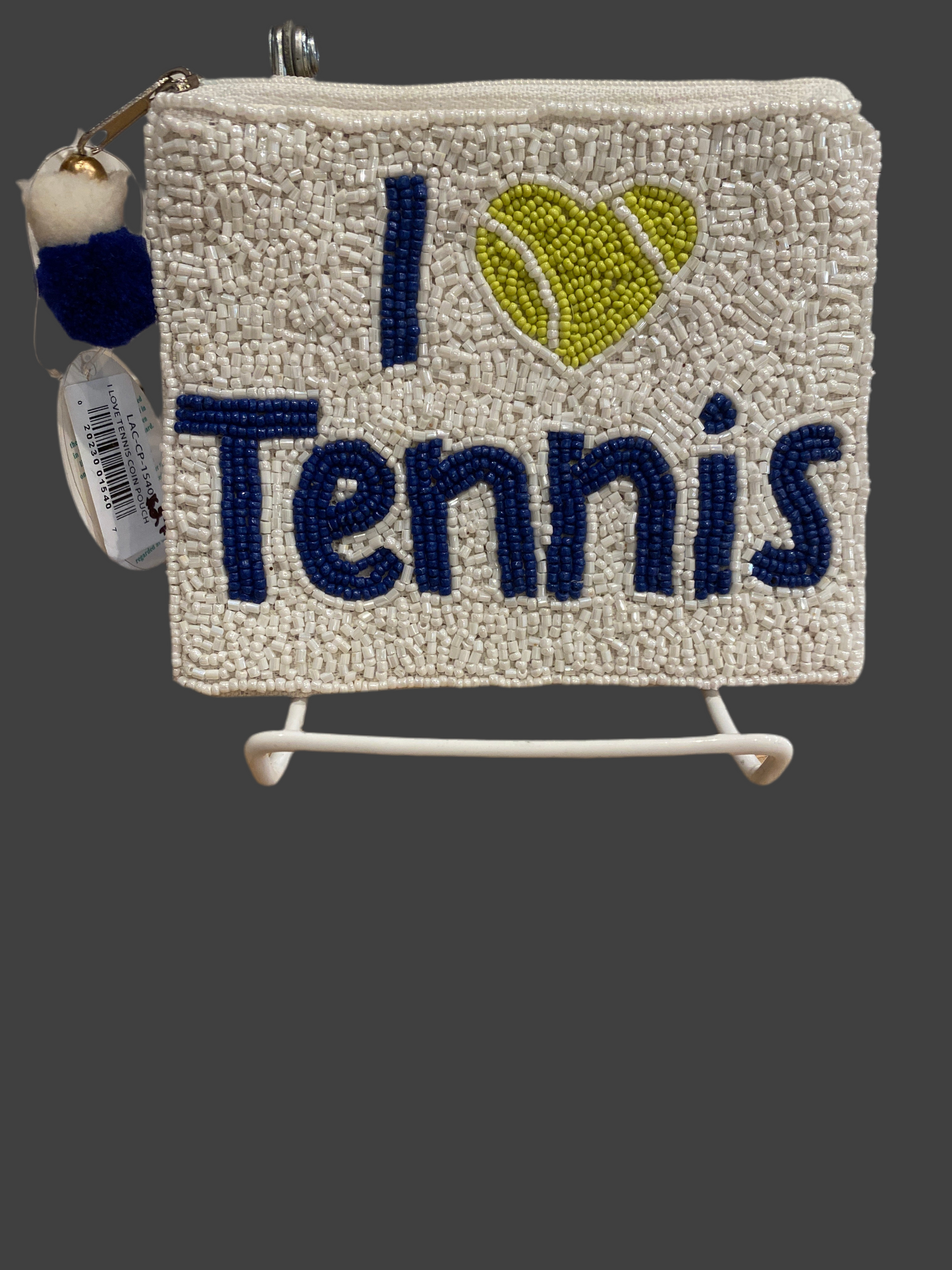 I Love Tennis Zipper Coin Purse - The Perfect Court-Side Accessory