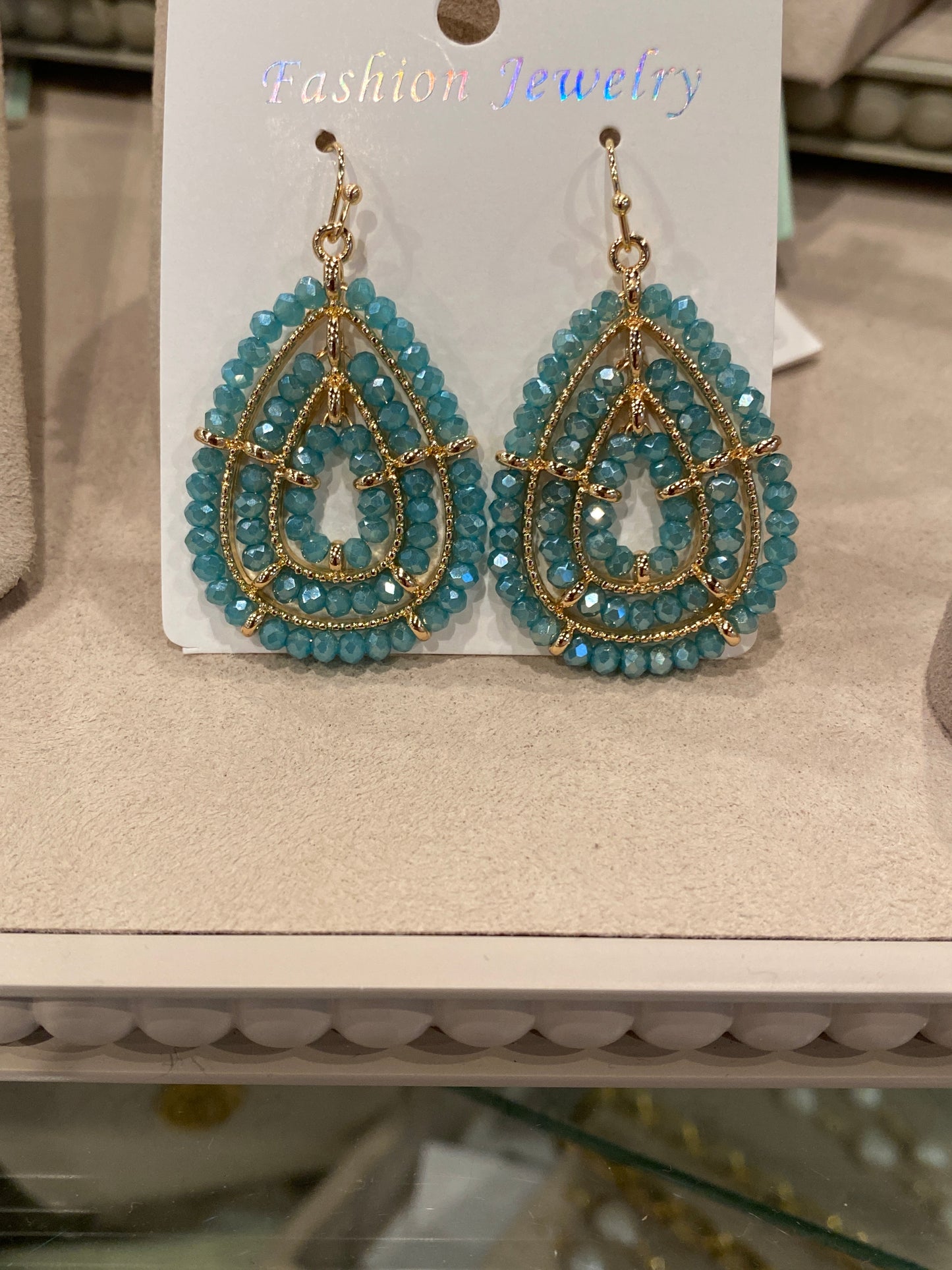 Crystal Teardrop Earrings
