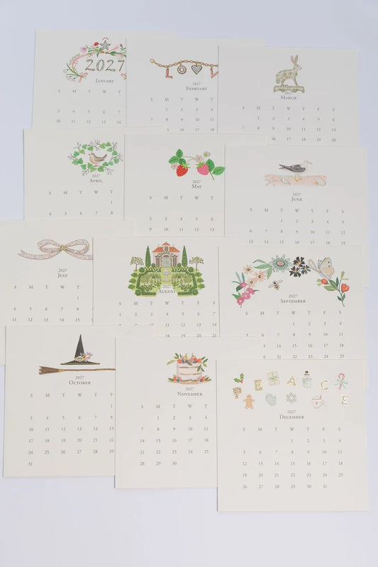 Karen Adams 2027 Classic Desk Calendar Refill