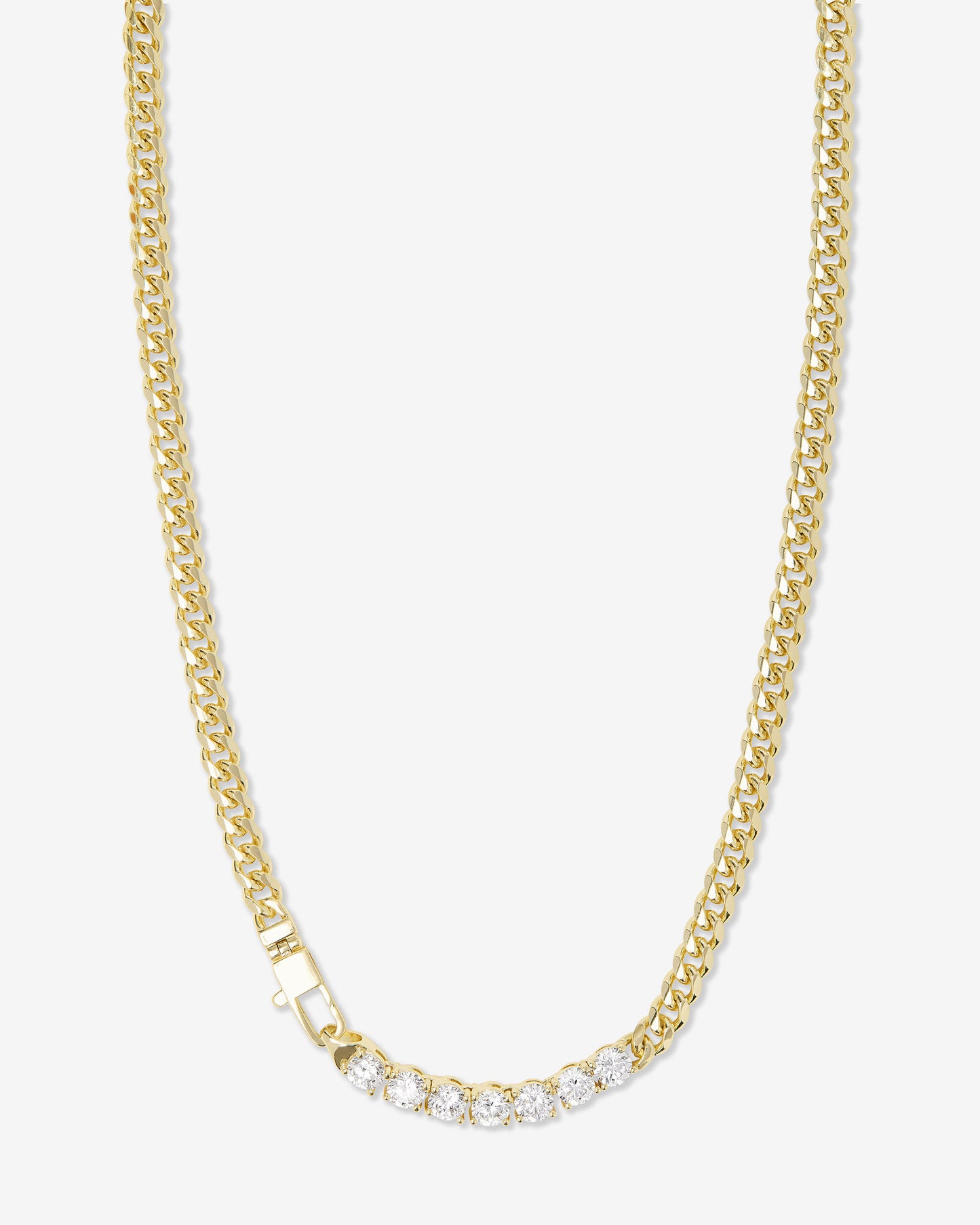 Melinda Maria Baby Julian Loves Diamonds Necklace, Gold/White, 18"