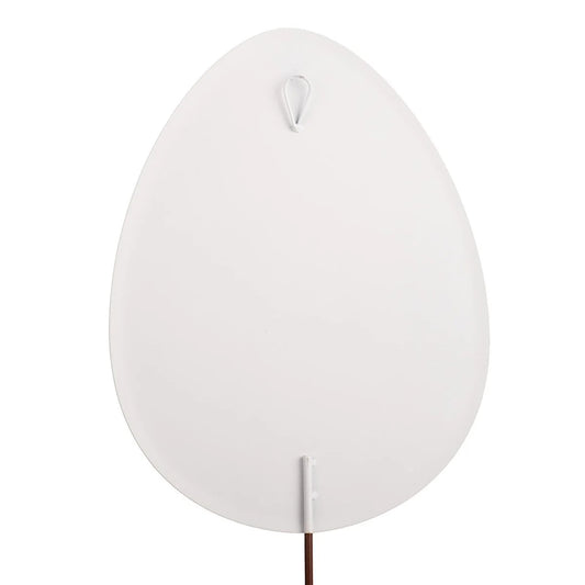 Round Top Posh Blue Egg Metal Stake