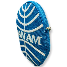 David Jeffery Crossbody Bag - Pan Am Beaded Bag w/Chain Strap