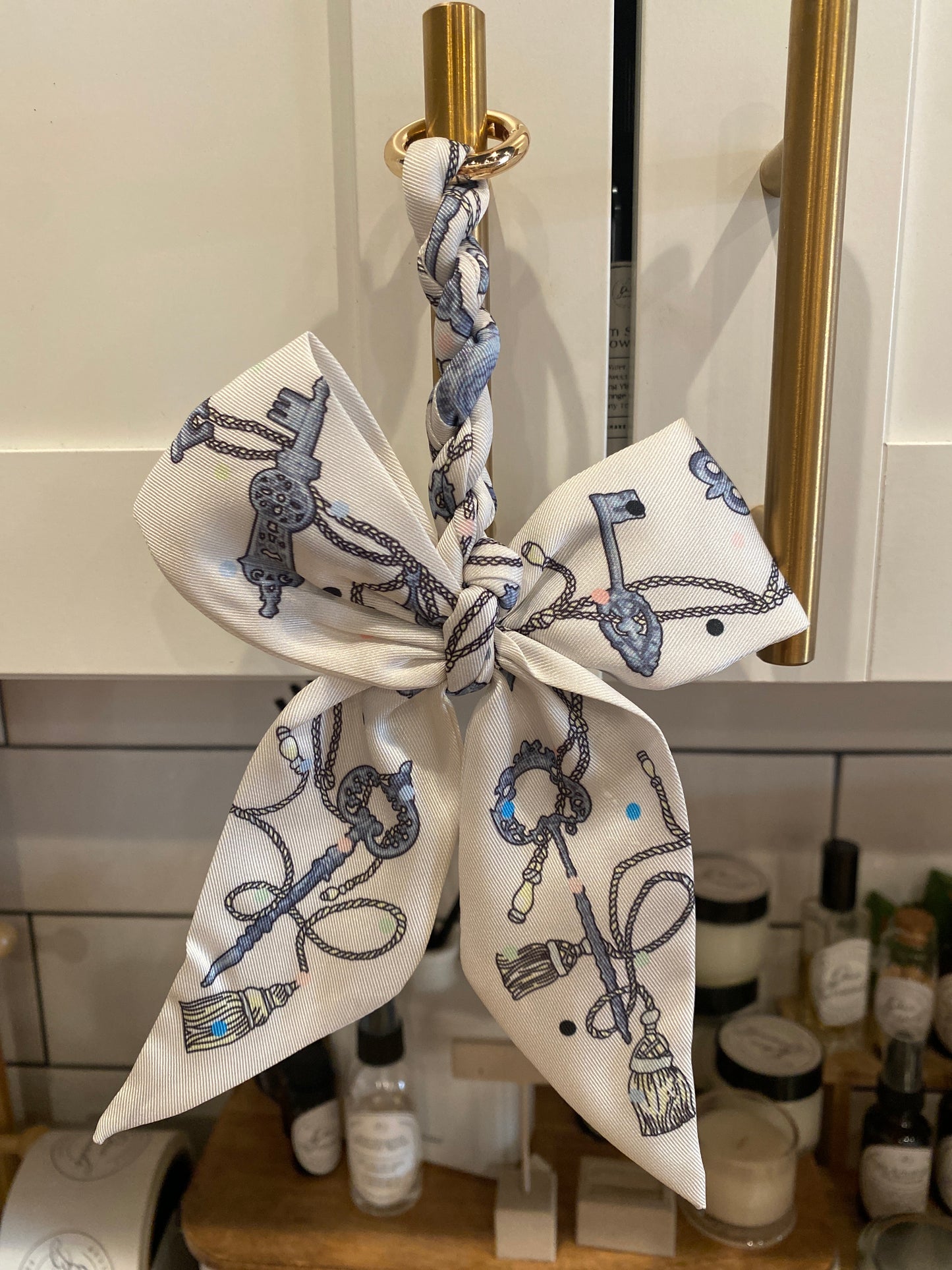 KP Silk Bow Keychain