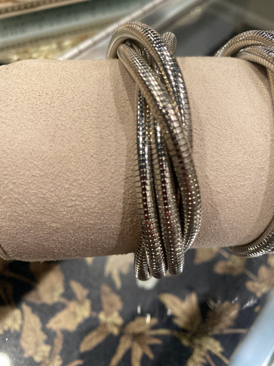 Stainless Steel Coil Bracelet