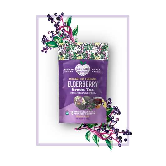 All Things Elderberry - Elderberry Green Tea