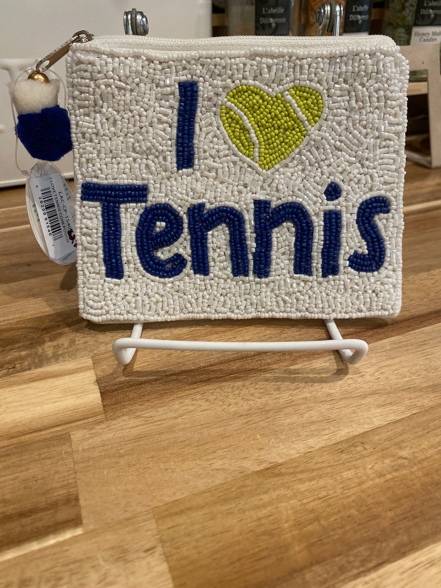 I Love Tennis Zipper Coin Purse - The Perfect Court-Side Accessory