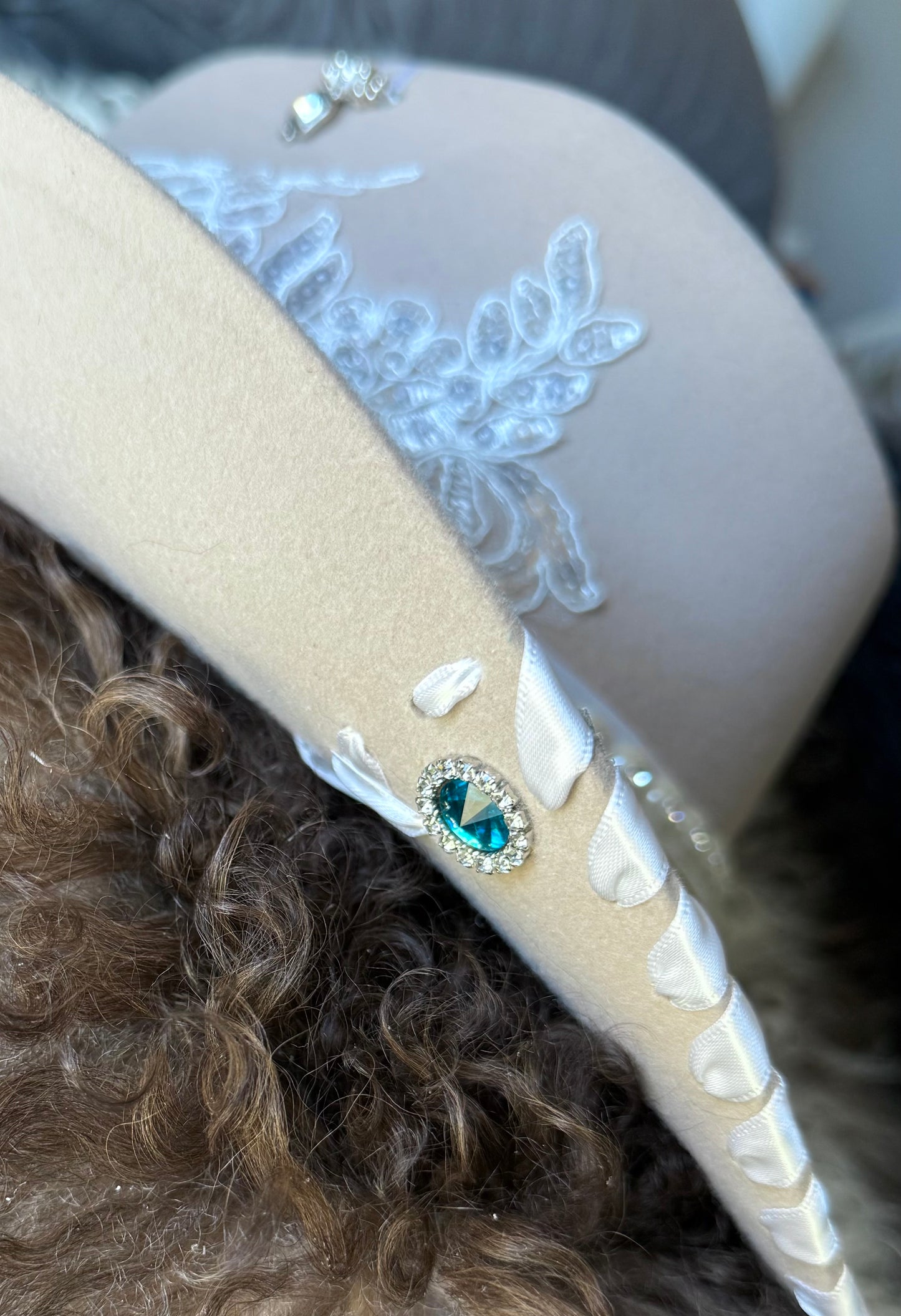 Annie’s Touch Felt Cowgirl Hat- Bridal Collection