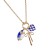 KP Football Necklace - Blue & White