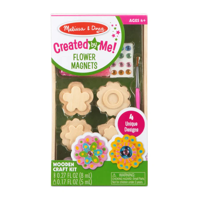 Melissa & Doug Created By Me! Flower Magnets Wooden Craft Kit