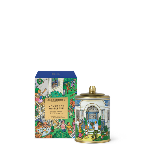 Glasshouse Christmas Under the Mistletoe Candle, 13.4oz
