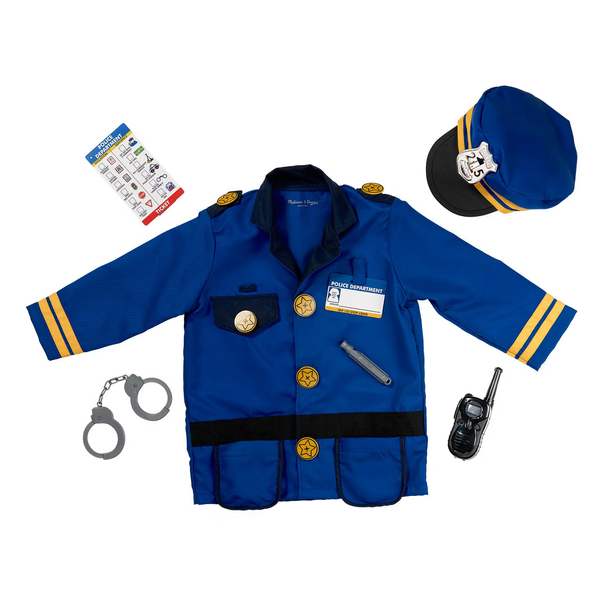 Melissa & Doug Role Play Costume Set/ Police Officer