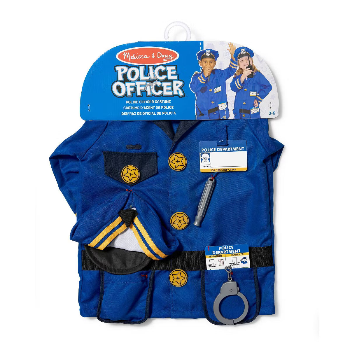 Melissa & Doug Role Play Costume Set/ Police Officer