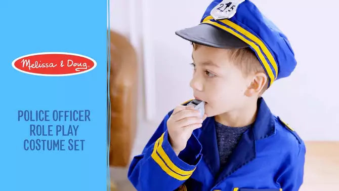 Melissa & Doug Role Play Costume Set/ Police Officer