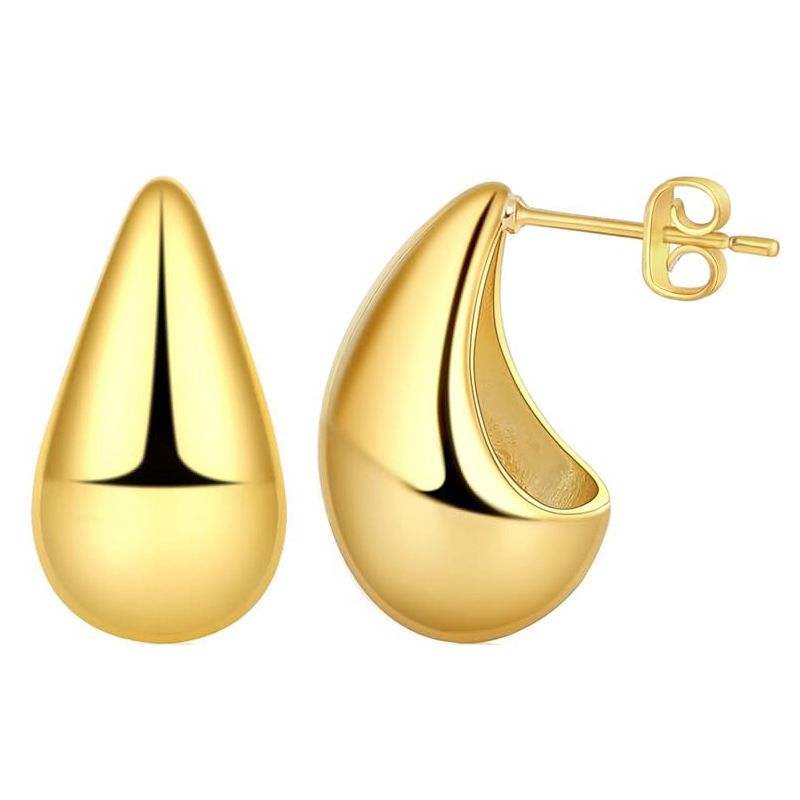 The Modern Muse Gold Teardrop Earrings