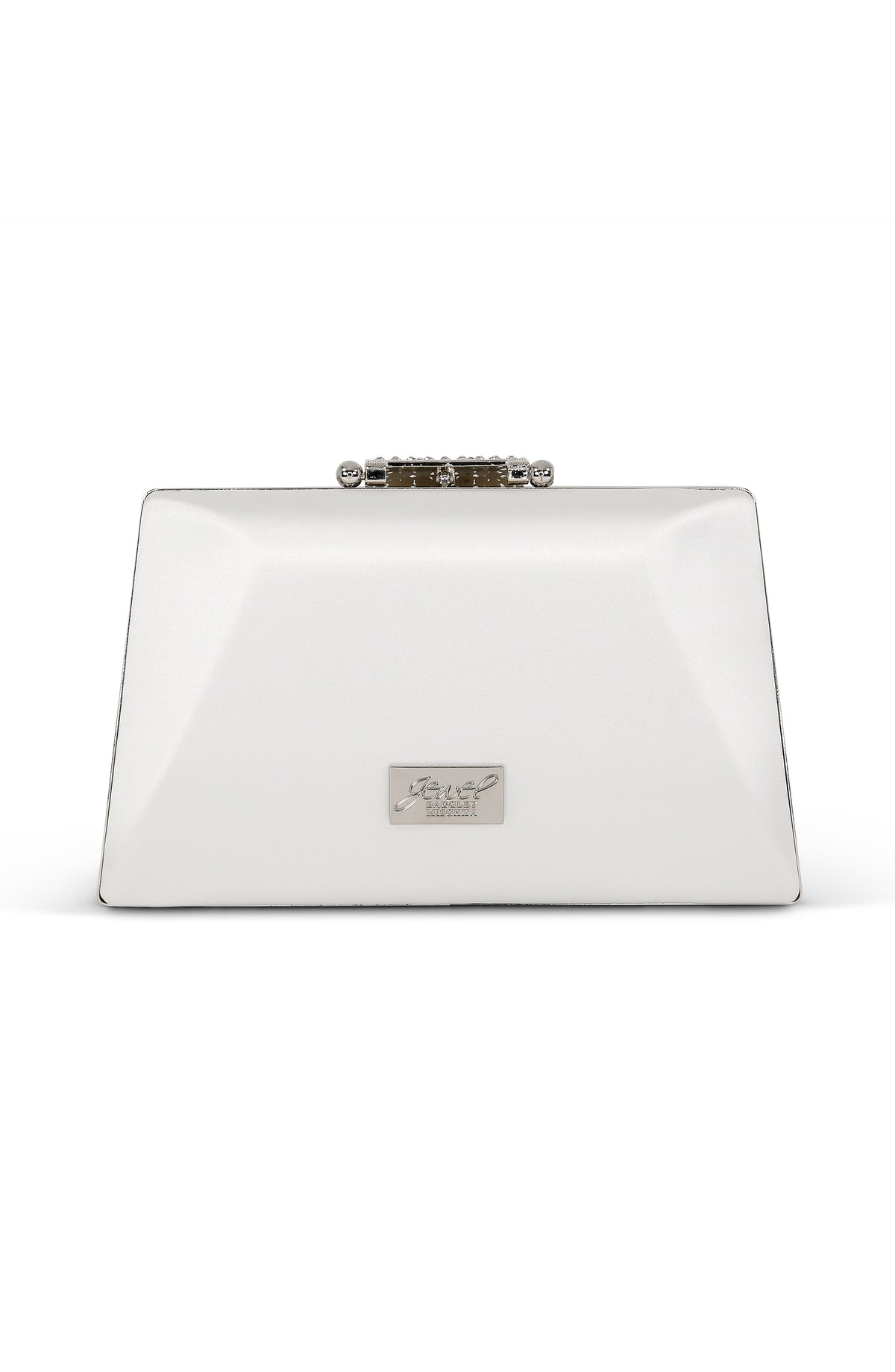 Jewel By Badgley Mischka Crystal Clasp Evening Clutch