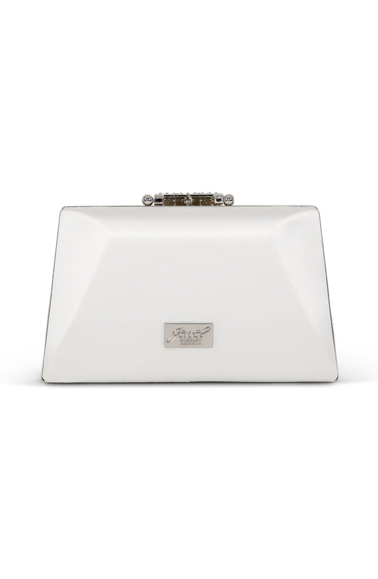 Jewel By Badgley Mischka Crystal Clasp Evening Clutch