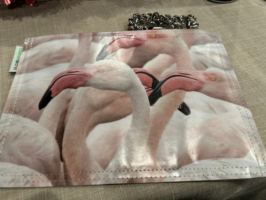 Couture Planet Lauren "Flamingos" Wristlet
