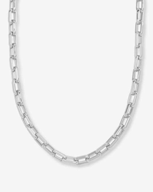 Melinda Maria Lil' Frankie Chain Necklace, Silver, 8mm, 18"
