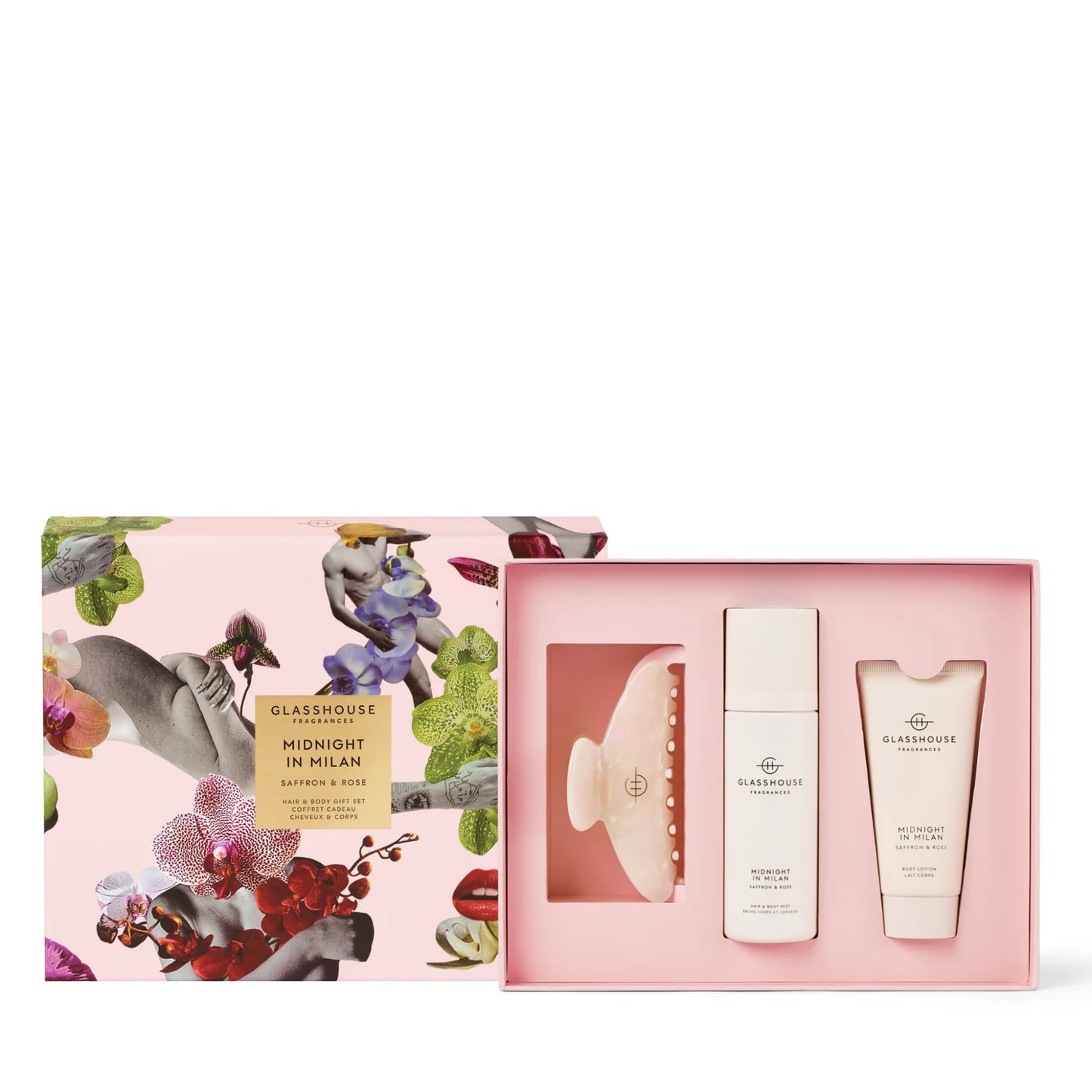 Glasshouse Hair & Body Mist Set (w/Claw Clip)