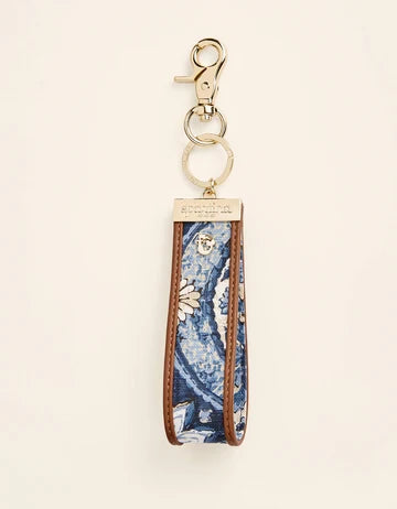 Spartina 449 Grab-N-Go Keychain Japonica Cartouche Blue