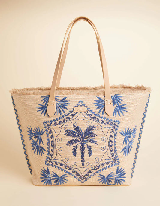 Spartina 449 Ogeechee Palm Medallion Beach Tote