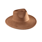 Kenze Panne Wide Brim Western Hat - Suede