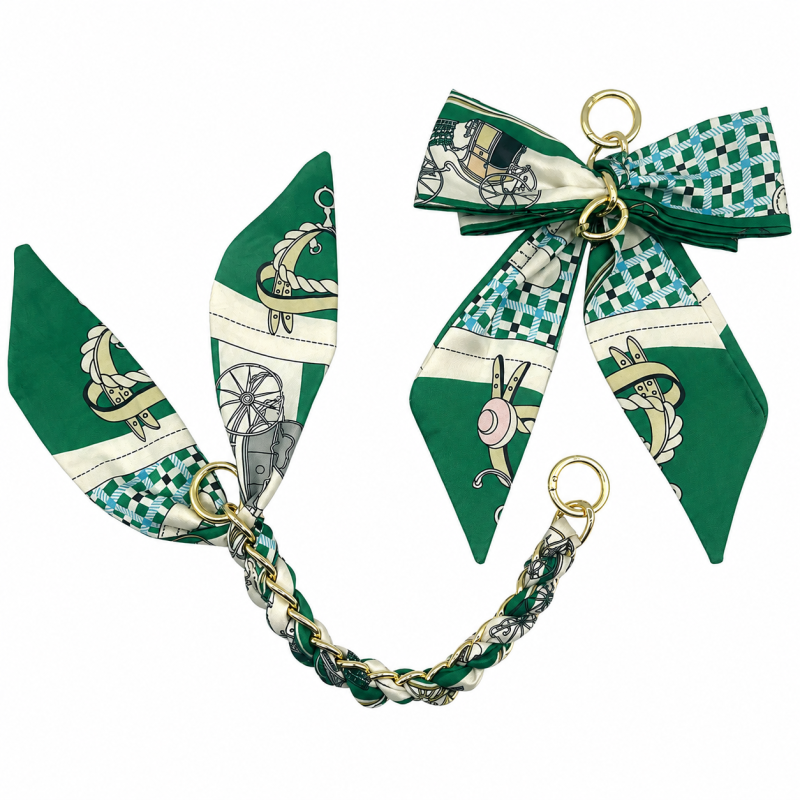 KP Silk Bow Chain Charm