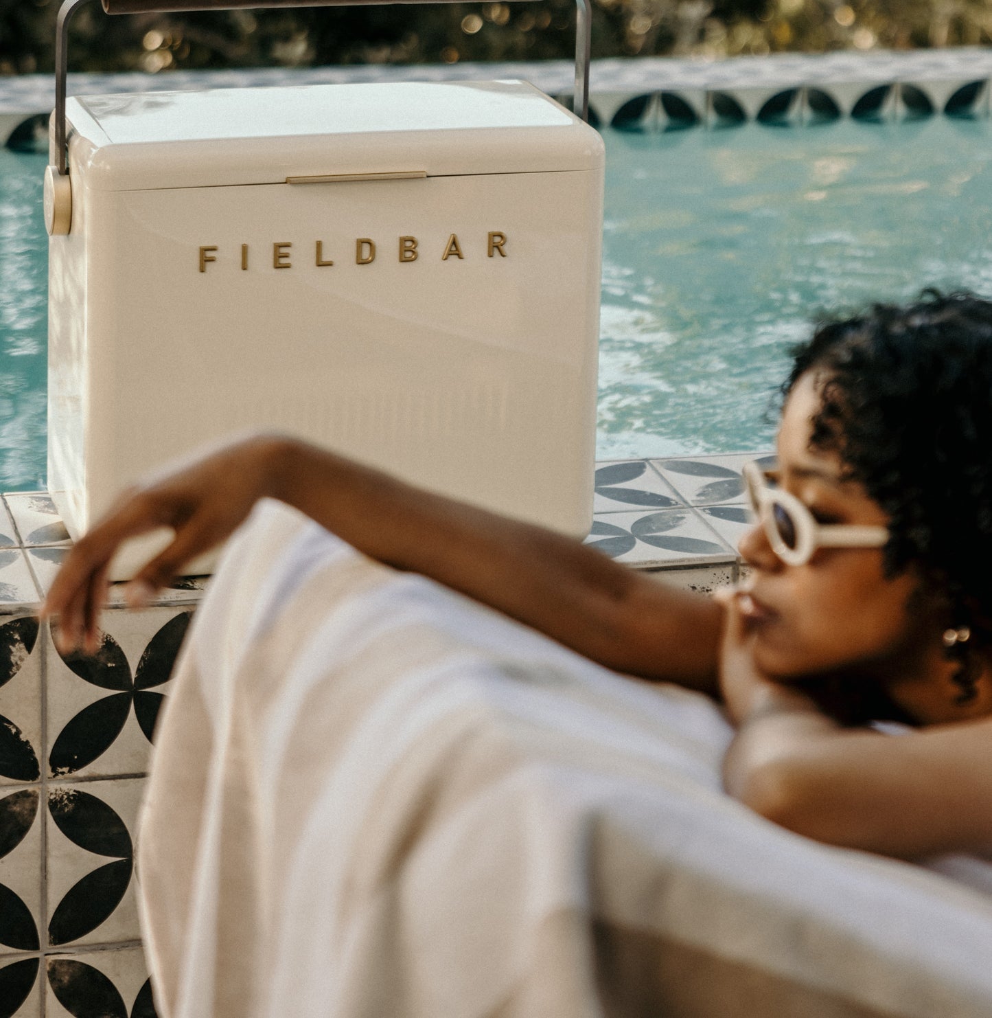 Fieldbar Drinks and Gin Box, Safari White, (10.5qt or 24 liter)