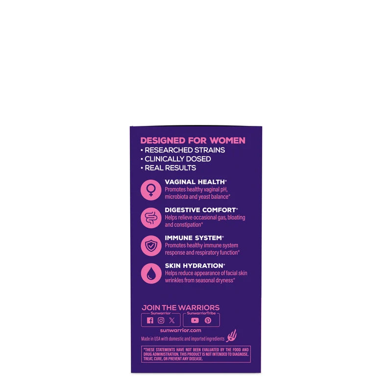 Sunwarrior Active Performance Women's Probiotic