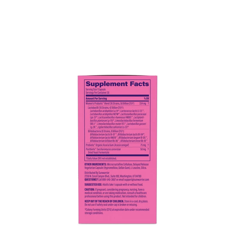 Sunwarrior Active Performance Women's Probiotic