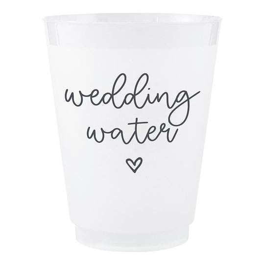 Santa Barbara Wedding Water Cups