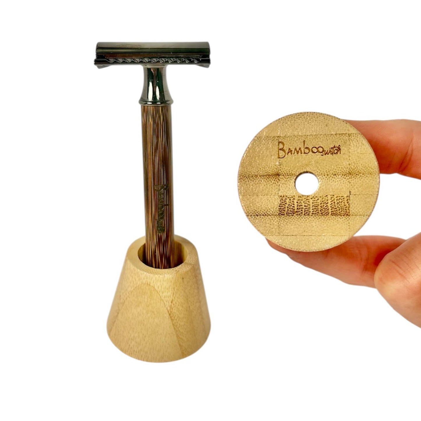 Bamboo Switch Bamboo Razor Holder Stand