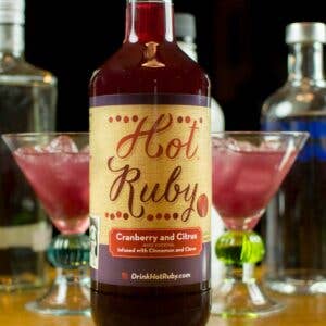 Hot Ruby Cranberry Cider Bottle 32 oz.
