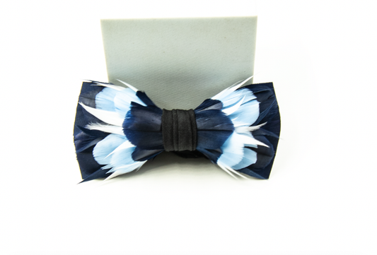 Monarch & Mariposa Feather Bow Tie - The Alumni