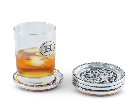 Arthur Court Concho Western Drink Coaster Set of 4