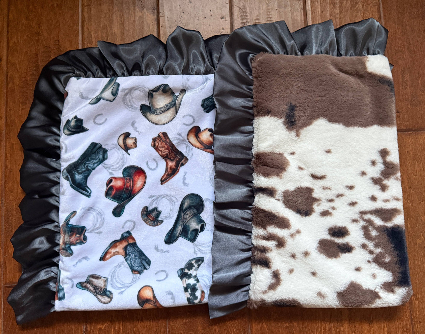 Cuddle Couture "The Okay Corral" Minky Blanket