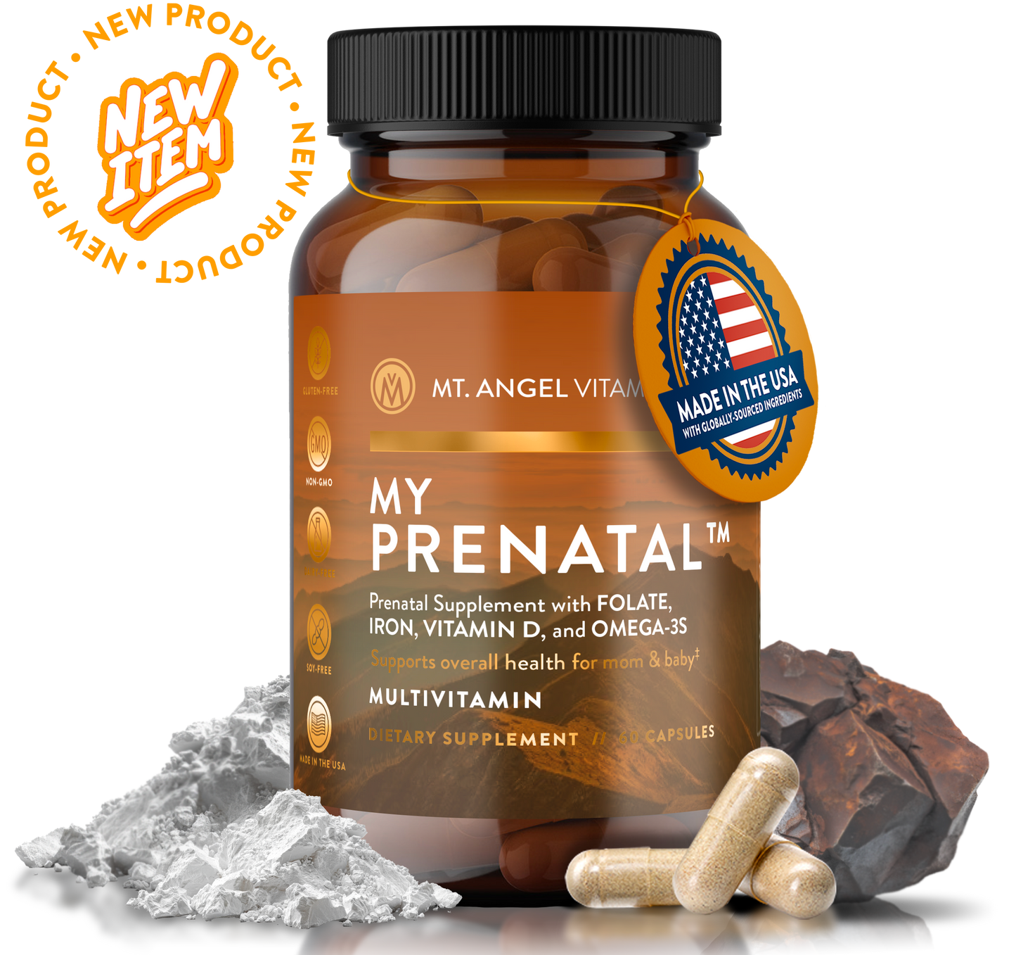 My Prenatal™ — Complete Prenatal Nutrition for Mom & Baby | 60 Capsules