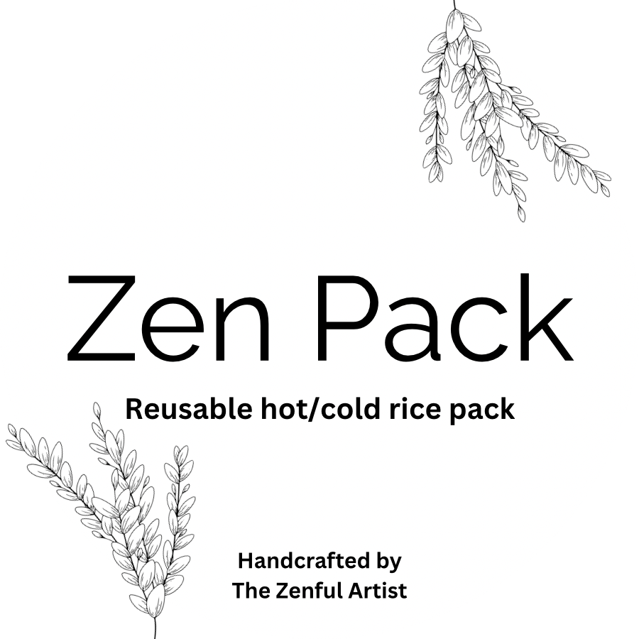 Reusable Hot/Cold Rice Pack - Vintage French Notes