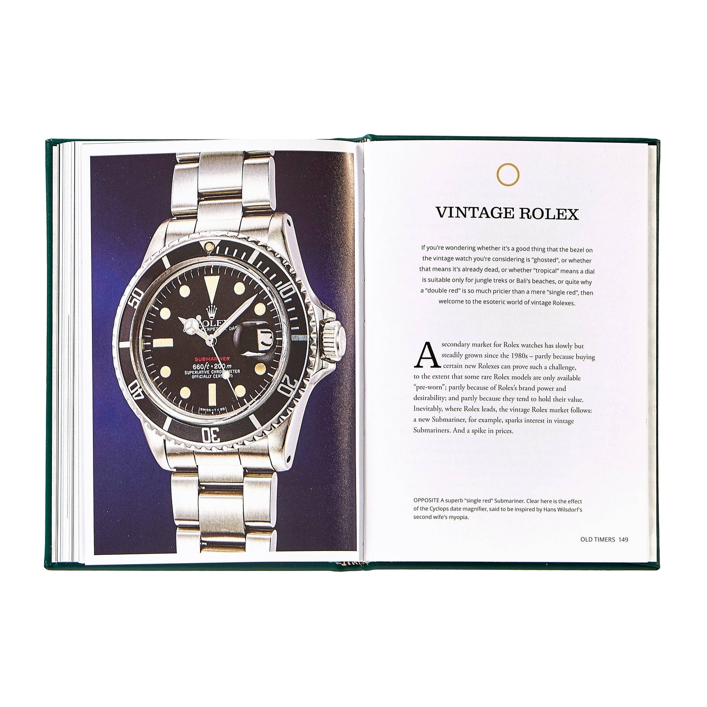 Graphic Image "Little Book of Rolex" Leather Bound Book