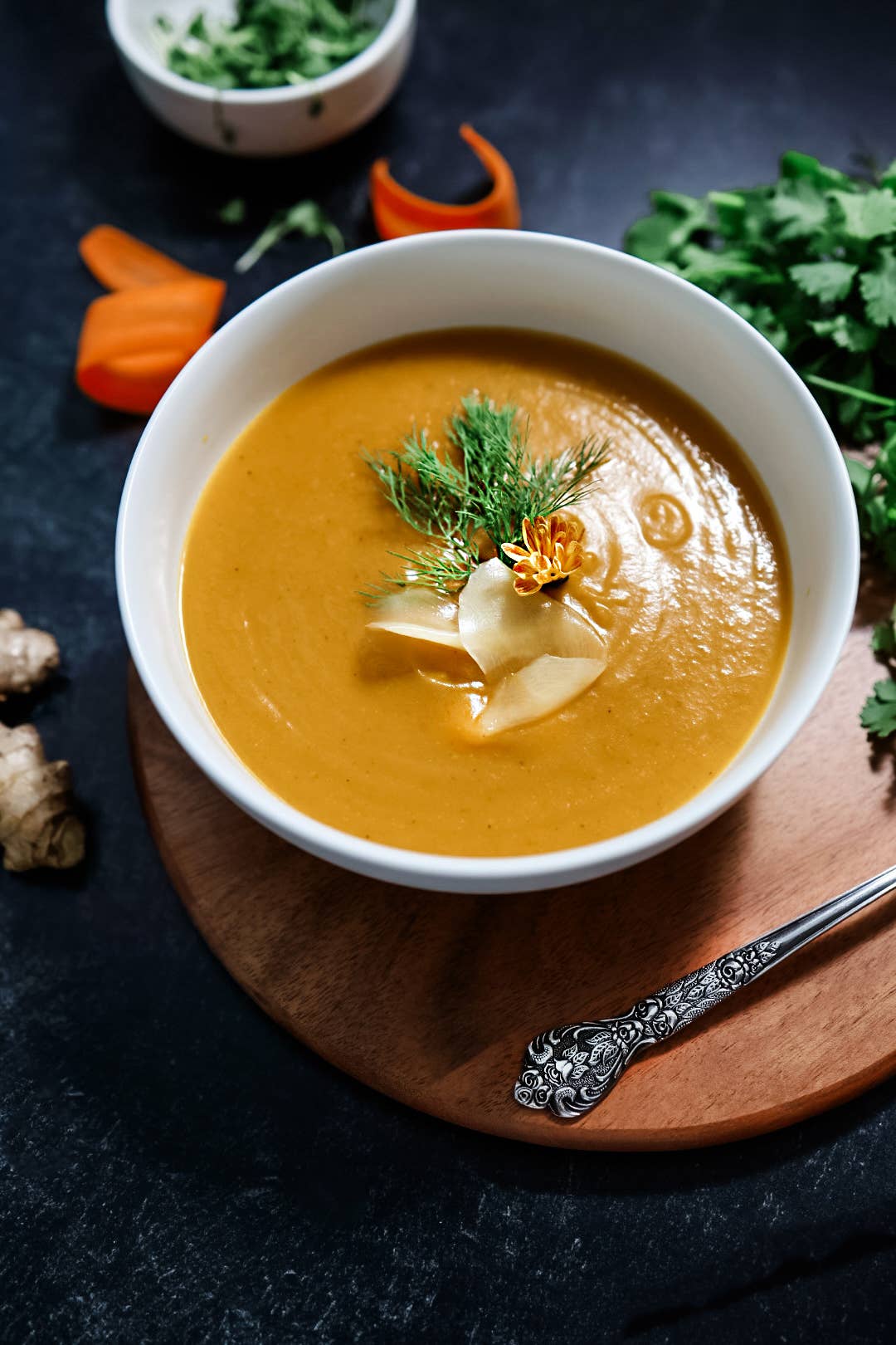 18 Chestnuts Carrot Ginger Dill Soup -16 Oz Plant Based & Gluten Free