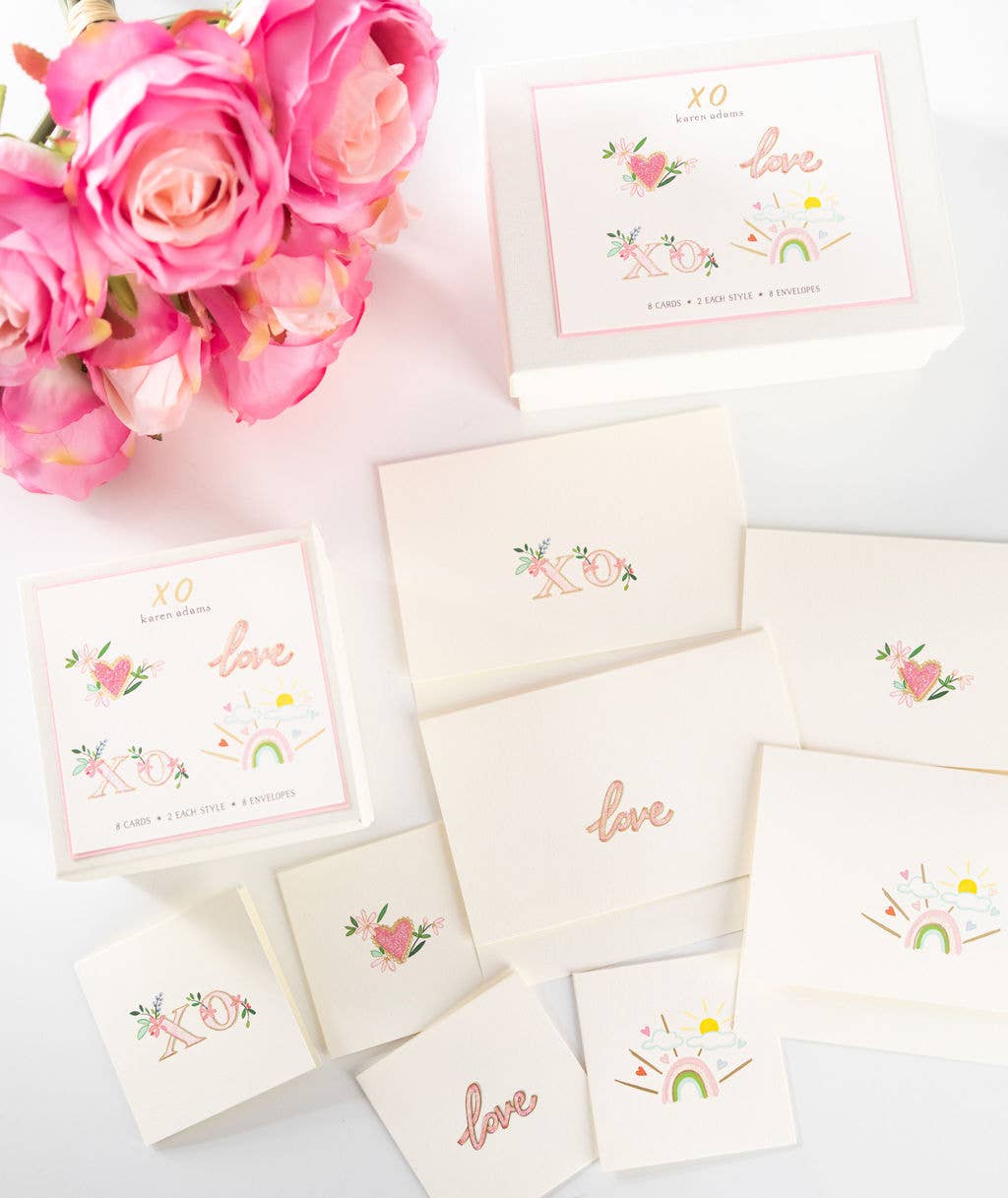 Karen Adams Floral XO Gift Enclosure