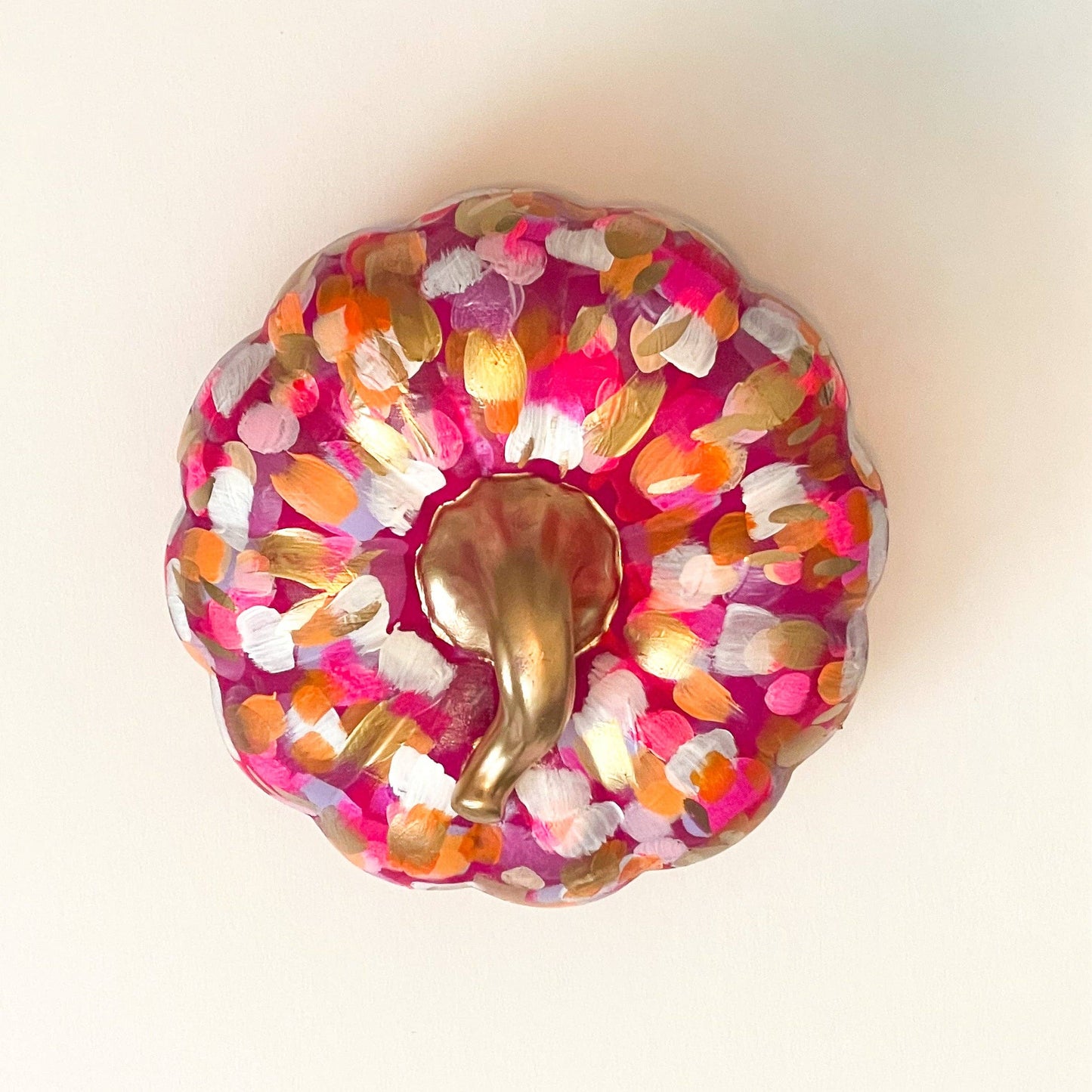 Jessica Reynolds Large Pink Abstract Pumpkin