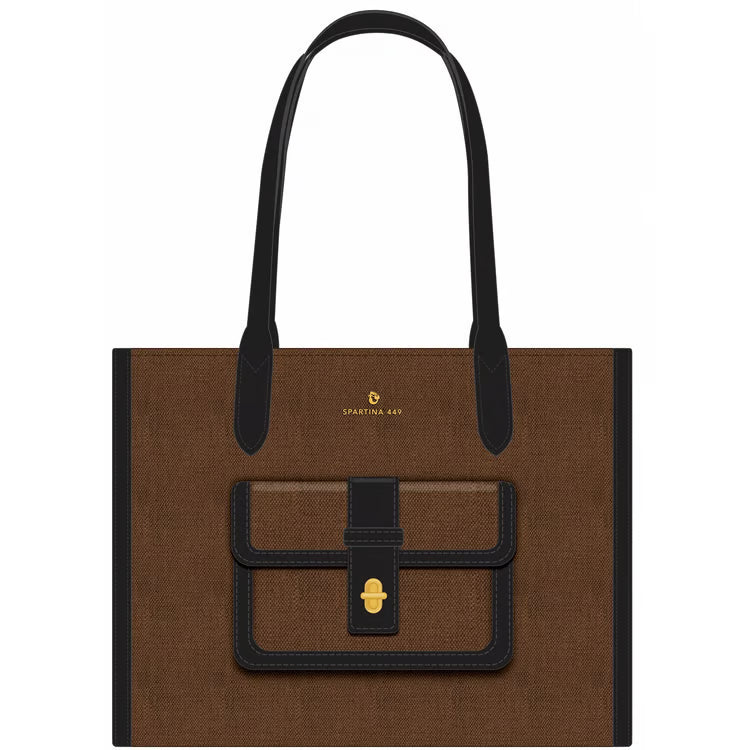 Spartina Sable Tally Tote Toffee/Black