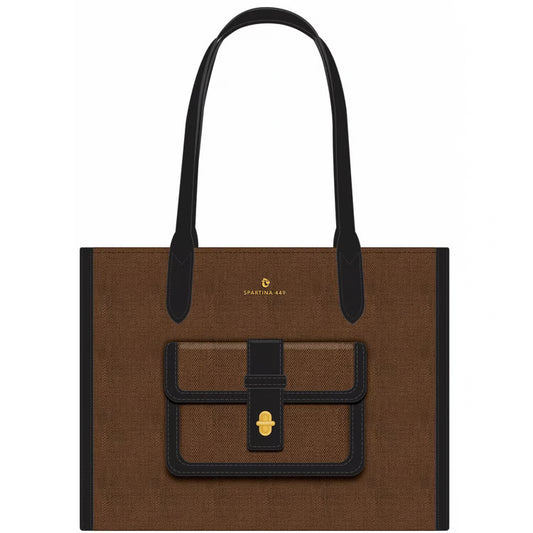 Spartina Sable Tally Tote Toffee/Black