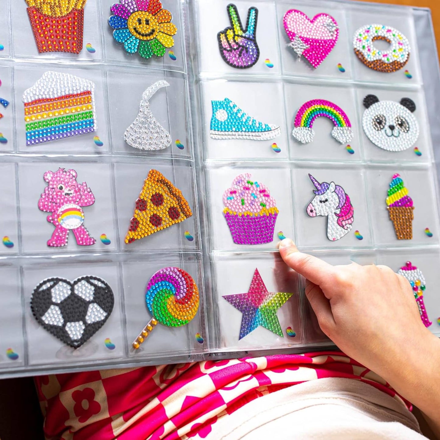 StickerBeans Lavender Collector's Sticker Book 144 Pocket Album